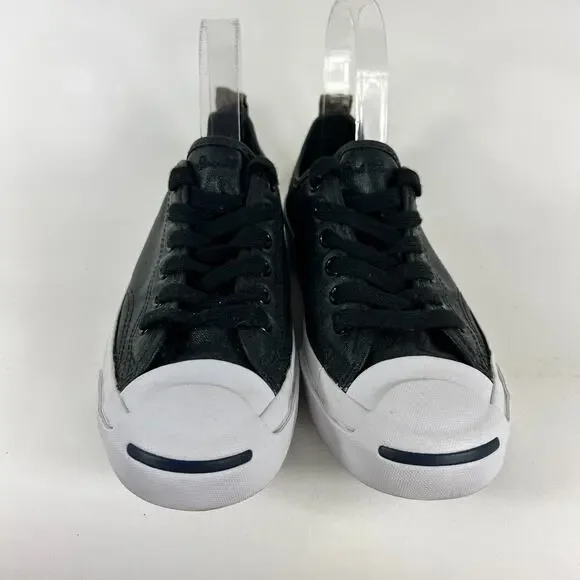Converse Jack Purcell Sneakers Women's 6.5 Black Lace Up Running Shoes 151483C - Picture 4 of 10